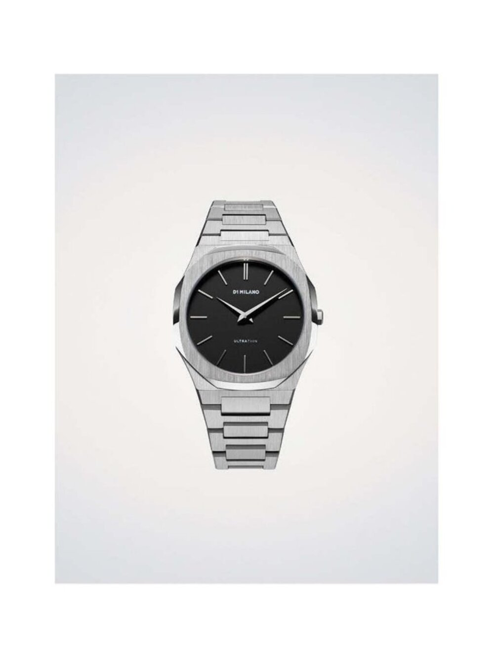 NWT D1 Milano Core Quartz Black Dial Men's Watch